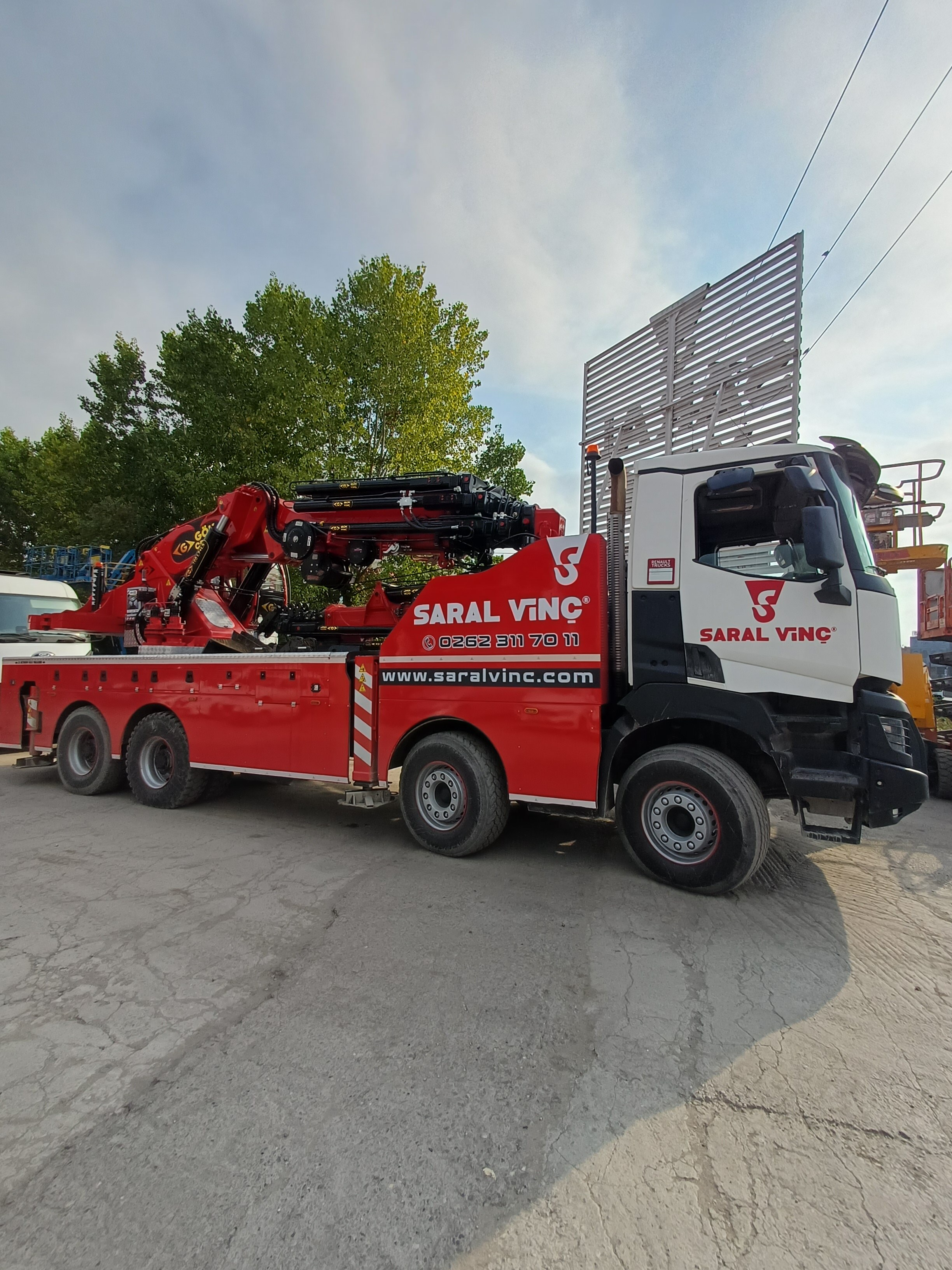 36 Ton Kamyon Üstü Vinç