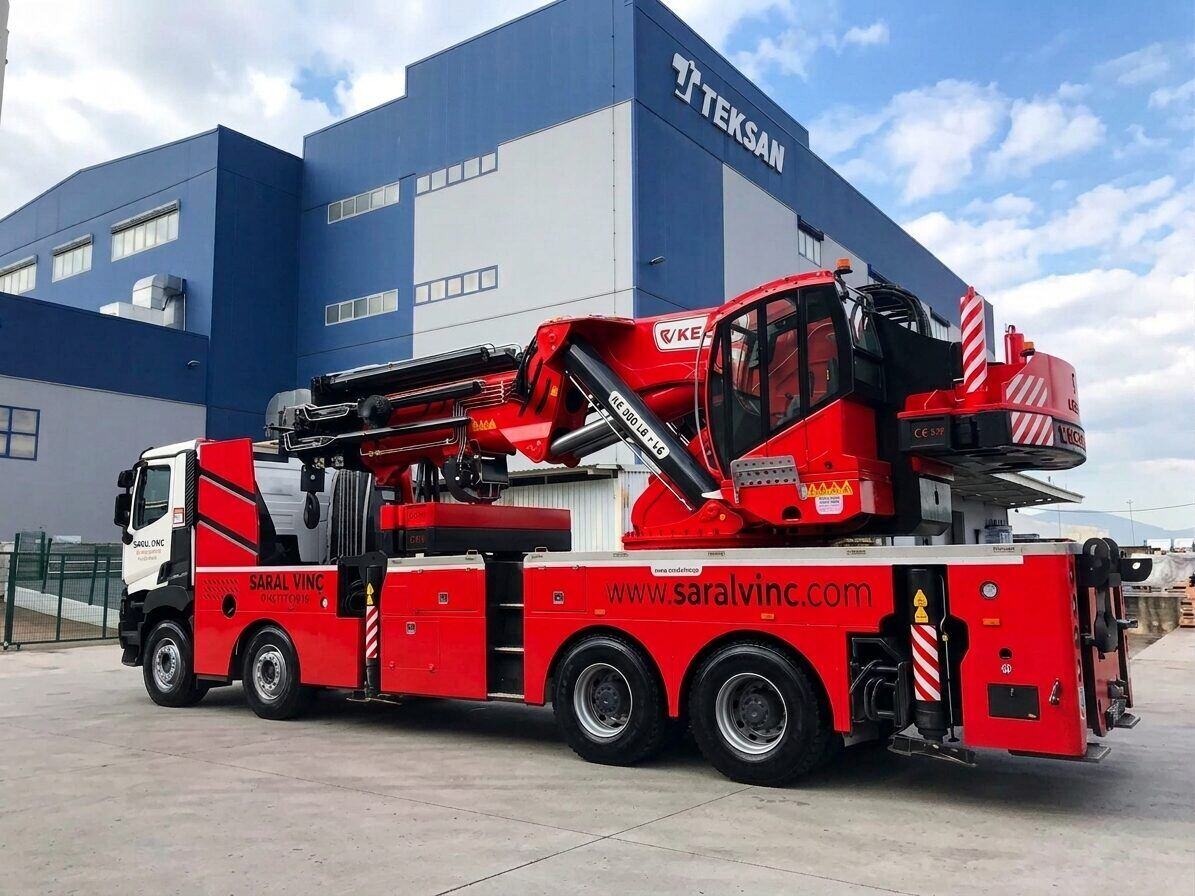 100 Ton Kamyon Üstü Vinç